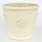XL Cream Flower Emblem Planter – 50X56CM