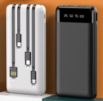 Lani Enterprise 20000MAH High-capacity Power Bank With Built-in Multi-charging Cables