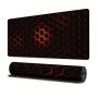 Gaming Office Desk Mouse Pad Large Honeycomb Grid 300X800X2MM