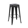 Metal Backless Stackable Bar Stool - M004