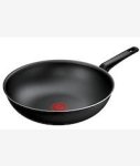 Tefal 28CM Black Access Wokpan - Black 28CM Non-stick Wok Pan Durable Aluminum Body For Even Heat Distribution High-quality Non-