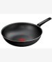 Tefal 28CM Black Access Wokpan - Black 28CM Non-stick Wok Pan Durable Aluminum Body For Even Heat Distribution High-quality Non-stick Interior For Easy Cooking