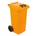 - 120L Wheelie Bin - Orange