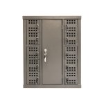 Cell Phone Charge Station Locker Metal 10 Compartments Excludes Charger Unit CELLOCK10RECHARGE02