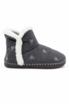 Ladies PC Ugg Slipper Black - 9 Black