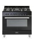 Elba 900MM 5 Burner Gas electric Stove Black 01 9CX827BN