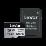 Lexar 128GB Professional Silver Plus Microsdxc Uhs-i Card