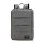 Soft Touch Laptop Backpack - Grey