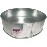 Galvanized Baking Pan 12& Round 10CM Height