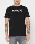 Hurley Mens One And Only Classic Short Sleeve Black White - 10XL