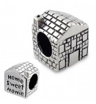 C40-5594 - Sterling Silver Home Sweet Home European Bead