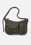 Ariel Aries Collection Bag - Pockets washed Black Pu