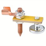 1PC Upgraded Magnetic Welding Support Ground Clamp Tools Magnet Head Strong Magnetism Large Suction Stability Clamps Your Metalw