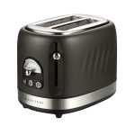 2 Slice Charcoal Stainless Steel Toaster - BS-PSTS201C