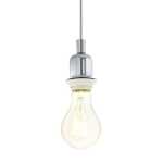 Wells Single Pendant Light Chrome