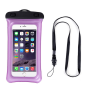 Waterproof Smartphone Case Max Cellphone Size 6.5" Lilac
