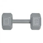 Everlast 10kg Rubber Hex Dumbbell