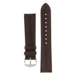Kent Textured Natural Leather Watch Strap In Brown