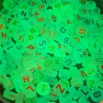 100 200 500PCS Luminous Letter Beads Can Be Used As Bracelets Necklaces Rings And Diy Various Beautiful Accessories 4 7MM