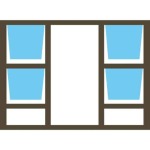 Valuwin Aluminium PTT2418 Top Hung Window