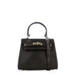 Top Handle Satchel -black