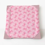 Pink Fluffy Bow Playmat Themed Nursery Floor Mat