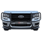 Ford Ranger Next Gen Black Stainless Steel Fullface Bullbar