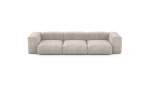 Three Module Sofa - Cord Velours - Platinum - 314CM X 115CM