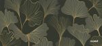 Golden Ginkgo Bloom Full Desk XL Coverage Gaming And Office Mouse Pad