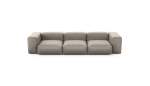 Three Module Sofa - Velvet - Stone - 314CM X 115CM