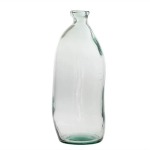 Organic Style Tall Recycled Glass Vase 35CM