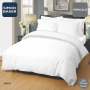 Simon Baker 200 Thread Count Poly 50/COTTON 50 Percale - White Pillowcase Various Sizes - White / King Pair 50 X 90CM