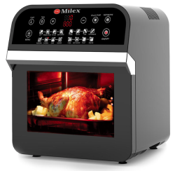 milex 12l digital hurricane power airfryer oven with rotisserie