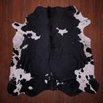 A Grade Nguni Hide 609 Black white L - Large Black white Panelled