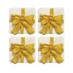 Christmas Gift Box White & Gold