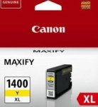 Canon PGI-1400XLY Yellow High Yield Printer Ink Cartridge Original 9204B001 Single-pack