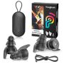 Hearprotek Silicone Concert Ear Plugs 2 Pairs Reusable High Fidelity Earplugs For Concerts Festivals Motorcycling Black