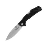 Debris Black Gfn Lockback With Stonewashed Blade Finish