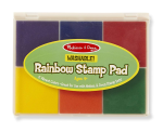 Melissa Rainbow Stamp Pad 6 Washable Inks.