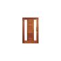 Exterior Door Hard Wood With Frame Prehung Horizontal 2 Glazed Panel Right Hand OPENING-W1310XH2120MM