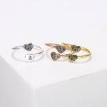 CAS102694 - Fingerprint Sterling Silver Ring.