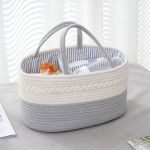 Nordic Woven Diaper Caddy