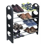 4 Tier Stackable Shoe Rack