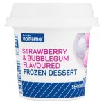 No Name Strawberry Bubblegum Flavoured Frozen Dessert 125ML