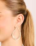 Goldair Gold Twisted Large Hoop Earrings