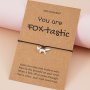Dainty String Bracelet Fox Shape Pendant Simple Hand Jewelry Decoration Accessories For Women