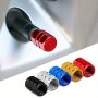 4PCS Aluminum Alloy Tire Valve Caps - Fit For Cars & Motorcycles Durable Air Nozzle Covers