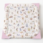 Winnie De Pooh & Friends Print Pink Corners Themed Nursery Floor Mat