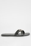 Crossover Buckle Mule Sandals