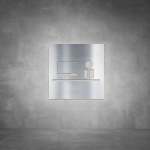 Office Sign D03 - Brushed Stainless Steel